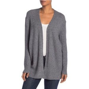 Madewell Cozy Walker Cardigan Sweater Gray